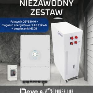 Zestaw falownik z magazynem i bezpiecznik